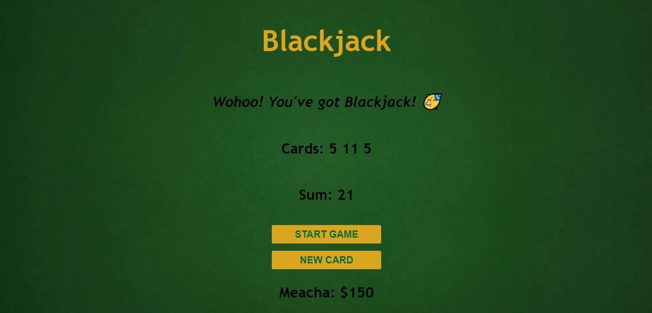 Simple Blackjack Game
